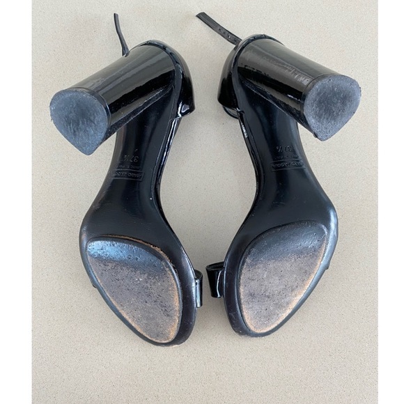 Marc Jacobs Block Heel Black Patent Leather 7.5 - Picture 3 of 7